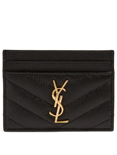 saint laurent card holder women's.